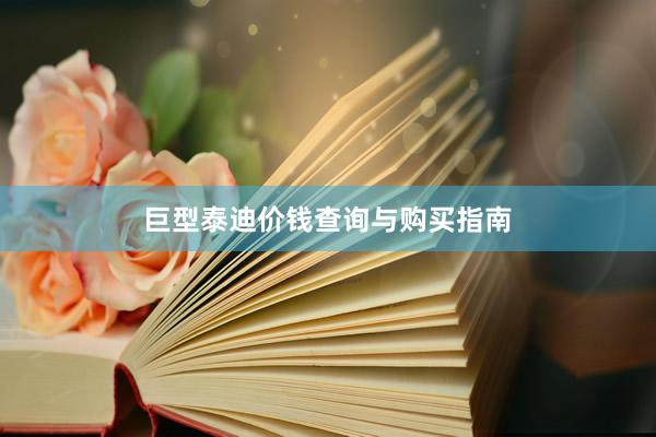 巨型泰迪价钱查询与购买指南